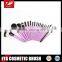 20pcs cosmetic brush set for facial makeup