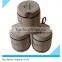 Mini wooden barrel for coffee beans packing with lid