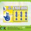 custom top grade lottery scratch cards with SGS assurance