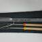 Telescopic Barbecue Fork, Wood Painted Barbecue Fork, Roasting stick