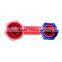 Red Blue AN8 AN-8 8 AN 180 Degree Push Lock Swivel Fuel Hose End Fitting Adaptor