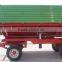 hot sale Euro style tractor use hydraulic 7Ton,heavy duty farm tipping trailer, rear and side tipping with CE