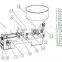 10-300ml Single Head Pneumatic horizontal cream shampoo paste filling machine