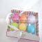 summer rose bath fizzers