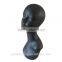 Wholesale matt black mannequin head for wig display