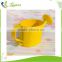 Popular design home decoration yellow oval shape small metal watering can