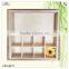 mini deep divider pine plywood wood storage box