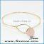 turquoise fashion white and green color alloy cuff wire bangle