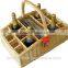 willow Drinks baskets, ,Glass Divider Basket,wicke bottle carrier basket