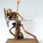 Antique bronze skeleton sculpture resin soldier warrior statues