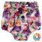 Cute Girls Summer Bowknot Cotton Floral High Waist Cotton Bloomers For Kids