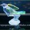 Latest colorful crystal bird as best birthday gift, indian wedding money crystal gift