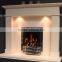 Professional LimeStone Marble Electric Fireplace With CE Certificate