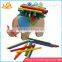 Wholesale colorful baby wooden sorting blocks toy best design kids wooden sorting blocks toy W13D052