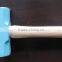drop forging blue sledge hammer head with wooden handle