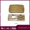 4 Pieces Set Cheese Knives with Bamboo Wood Handle Steel Stainless Cheese Slicer Cheese Cutter (Round Bamboo Handle)