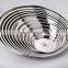 10" decoration custom serving tray fashion stainless steel plate fruit plate