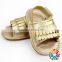 Hot Fashion Baby Golden Summer Sandals Shoes Tassels Design Girls Leather Sandal Boutique Baby Girl Sandals
