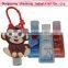 Merry Christmas:promotional gifts animal silicone hand sanitizer holder silicon holder gel pocket hand sanitizer hand sanitizer