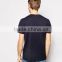 2016 High Quality Custom Plus Size Short Sleeve Crew Neck Navy Mens 100% Cotton Soft Jersey Breathable Casual T-Shirt