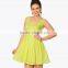 2016 HOYUGO organza joint new model girl dress, new model casual dresses, teenage girls dresses.