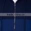 Men Blue Colourblocked Hooded Sweatshirt 2 Pockets Zip Closure Straight Hem Hoodies 100 Percent Cotton Soft Warm Comfort Sweater