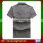 Wholesale Good Quality Low Price Dark Gray Polo Neck Pique Plain Color Polo shirt