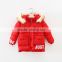 hot sale baby girls Cotton-padded jacket/Kids girls thick jacket for winter