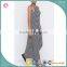 Latest design new model girl sleeveless strip long maxi cotton jersey dress