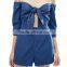 Latest Women Wear Shorts Denim Sex Jumpsuit