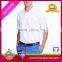 Knit collars white men polo shirt supplier in china