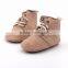 2017 new trendy baby leather rubber boots