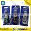 25ml 3 pack assorted blister card liquid shoe shine /shoe polish for leather protection
