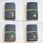 Novel logo custom felt cover with embroidery spiral binding dairy notebook with button