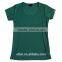 201501001121 Green Short Sleeve Women Running T-shirt