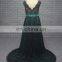 Wholesale V Neckline Cap Sleeve Two Tone Fat Women Patterns Of Lace Evening Dress
