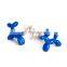 Lovely Blue Balloon Dog Men Shirt Novelty Cufflinks