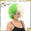 Green and white ombre two tone afro kinky hair FGW-0026
