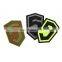 Sex fashion red big kiss shape rubber logo 3d flock disposable eye patch