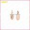 Custom Logo Oval Shape Stamped Small Metal Jewelry Tags