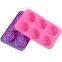 Free Sample Food Grade Heat resistant Nontoxic Silicone Cake Mold Baking Mousse Pudding Mold Tool 8holes Love Shape