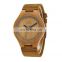Latest genuine leather watch bamboo watch wooden watch