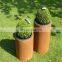 Professional factory corten steel planter metal flower pot, raised garden bed