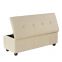 Leather Ottoman Bench with Storage for Living Room Furniture-HL-6022-1