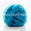 China wholesale solid dyed chunky 100% acrylic roving yarn for hand knitting and crochet