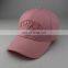 OEM Embroidery Fashion Pink Baseball Cap