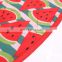 Round Shape Custom Picnic Blanket Waterproof Customized Watermelon Printed Outdoor Mat