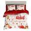 Christmas Print Home Comforter Cover Bedding Sets Duvet Cover Sets Bedspread for Adult Kids cubrecama navidad