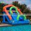 kids backyard small inflatable inground swimming pool water slide