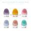 portable  silicone electric face cleansing brush facial cleaner for home